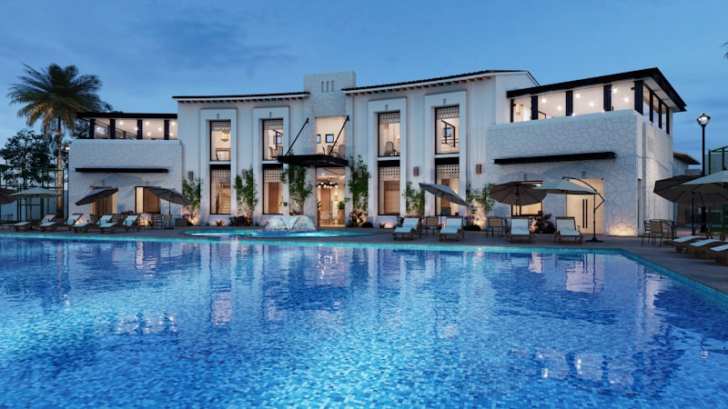 Comfort Casino Resorts — luxury casino resort lobby with ocean views